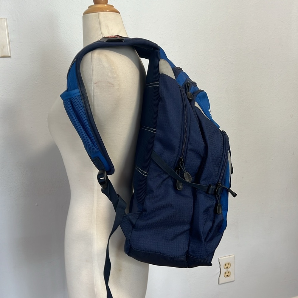 High Sierra Blue Laptop 19" Computer Padded Backpack Bag - Picture 3 of 14
